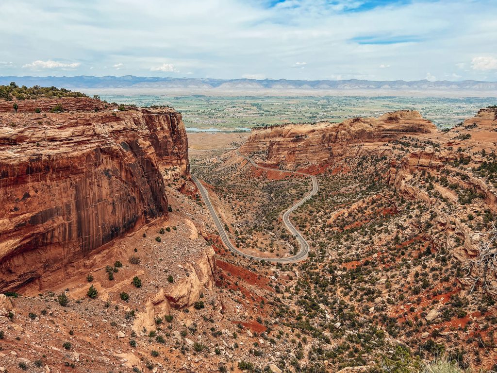 Rim Rock Drive in Colorado National Monument (Fruita Overlook)