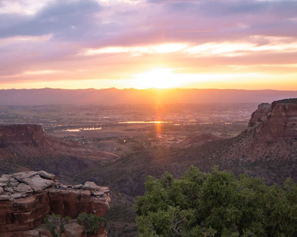 Grand View Sunrise Colorado National Monument