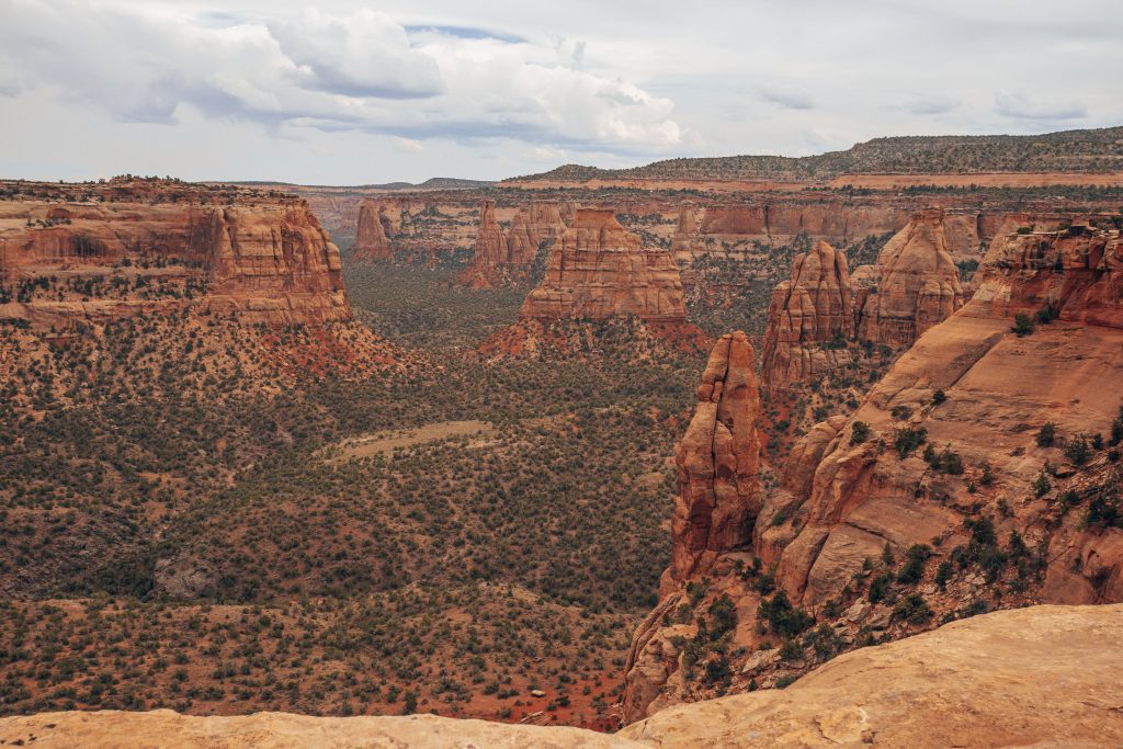 View of Monument Canyon from Otto's Trail Colorado National Monument