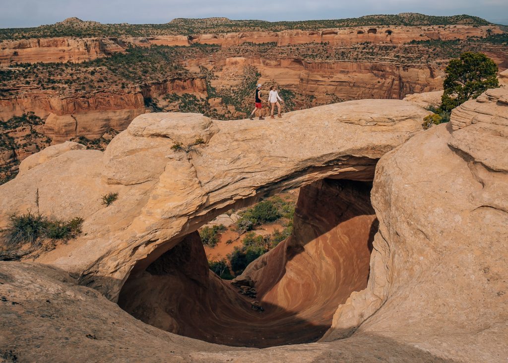 Tim and Sarah at Bridge Arch Rattlesnake Arches