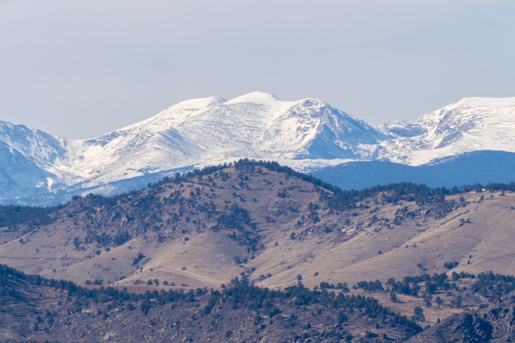 Mountain Views from Lookout Mountain Colorado