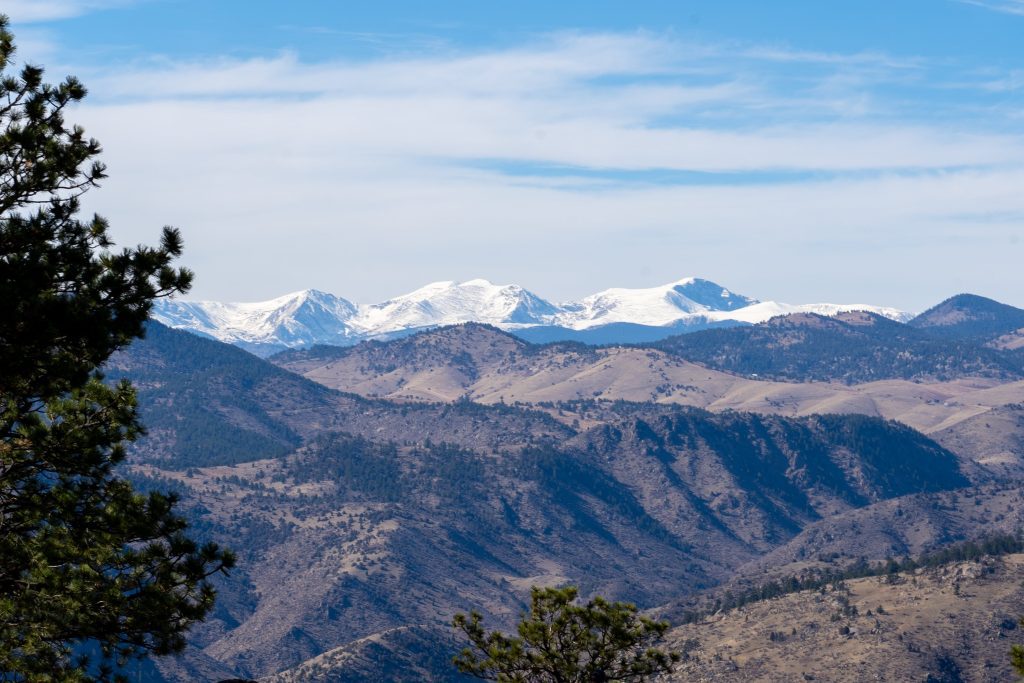 Mountain Views from Lookout Mountain Colorado